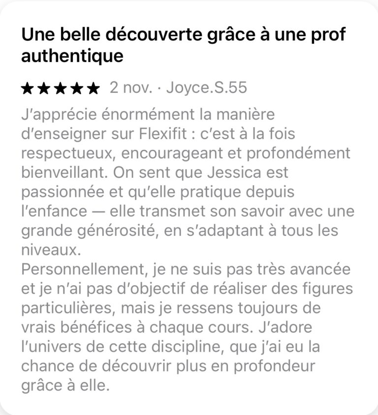 - Jessica Prévalet de Flexifit