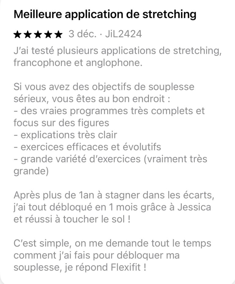 - Jessica Prévalet de Flexifit